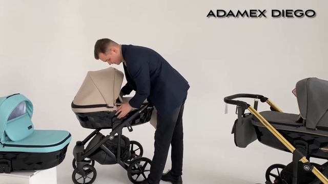 Обзор новой Коляски Адамекс Диего лучшая коляска выбор мам 2021 года коляска 2 в 1 Adamex Diego!