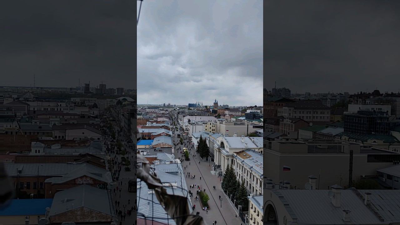Колокольня Богоявленского собора - самая высокая в Казани #Казань #колокольня