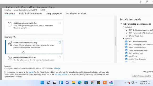 How to download and install visual studio on windows 11