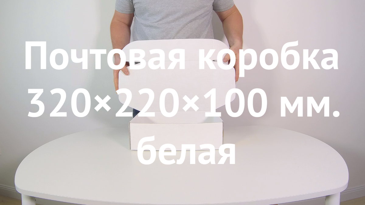 Почтовая коробка 320×220×100 белая
