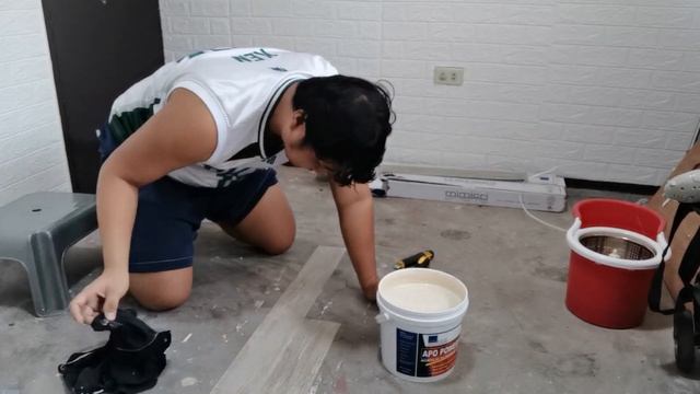 PAANO MAG INSTALL NG VINYL TILES SA CONCRETE FLOOR PHILIPPINES
