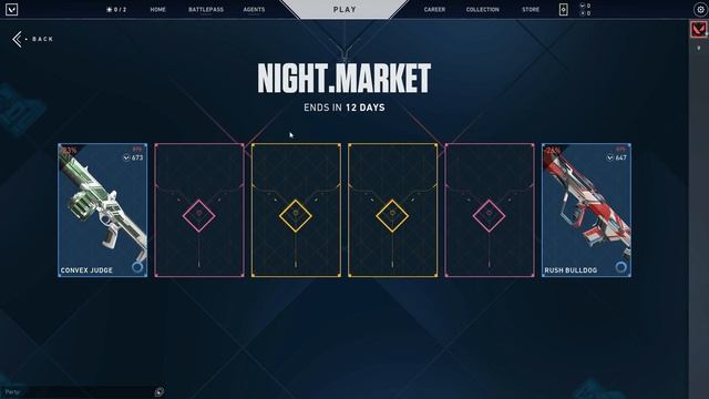 The luckiest valorant night market?