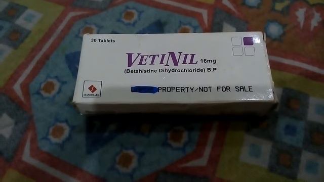 Vetinil 16mg tab/use/side effect/Braname/dose/work( Betahistine Dihydrochloride) in urdu full detai