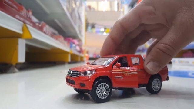 Toyota Hilux Model Car Red Color #Toyota #Hilux #Model