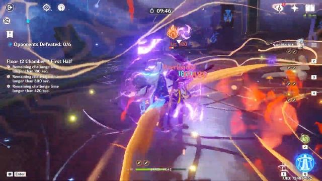 C0 Neuvillette Taser & C0 Kokomi Hyperbloom | 4.2 Spiral Abyss Floor 12 | Genshin Impact