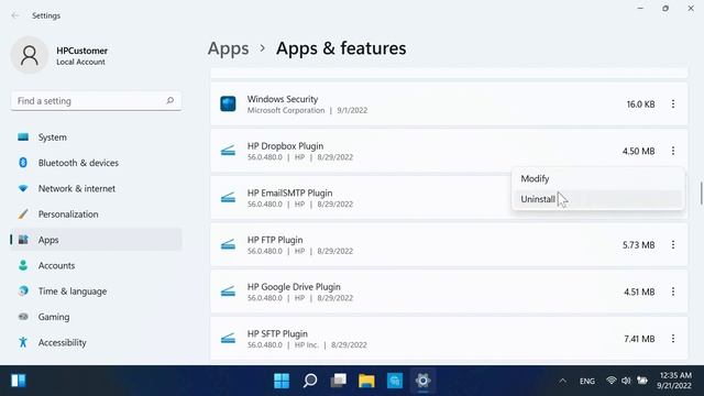 How do I uninstall HP printer software in Windows 11 | HP Printers | HP Support