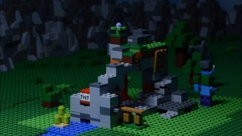 The Zombie Cave LEGO Minecraft 21141 - Stop Motion Review