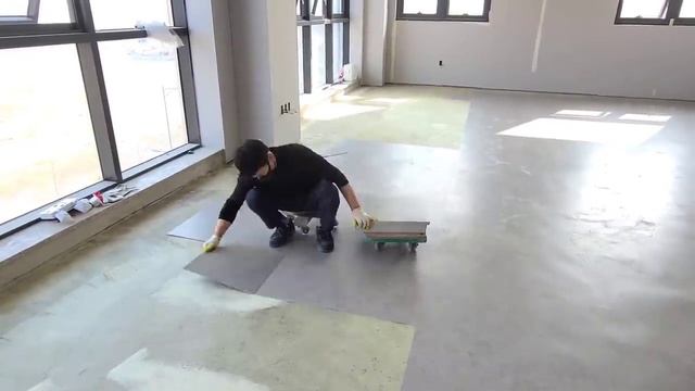 [25평 신축건물] 데코타일 시공.construct a new building decotile. Строительство нового здания Декотайл.