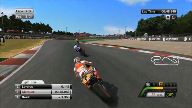 Motogp 13 Demo - Marquez - Realistic Difficulty