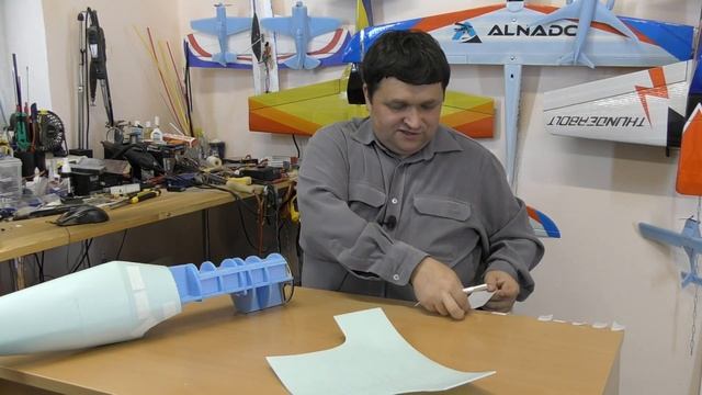 F4U Corsair из пенополистирола / Часть 3 / ALNADO