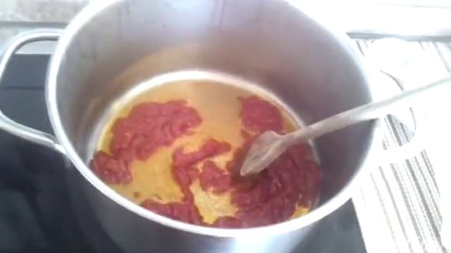 Суп томатный. Tunisian soup
