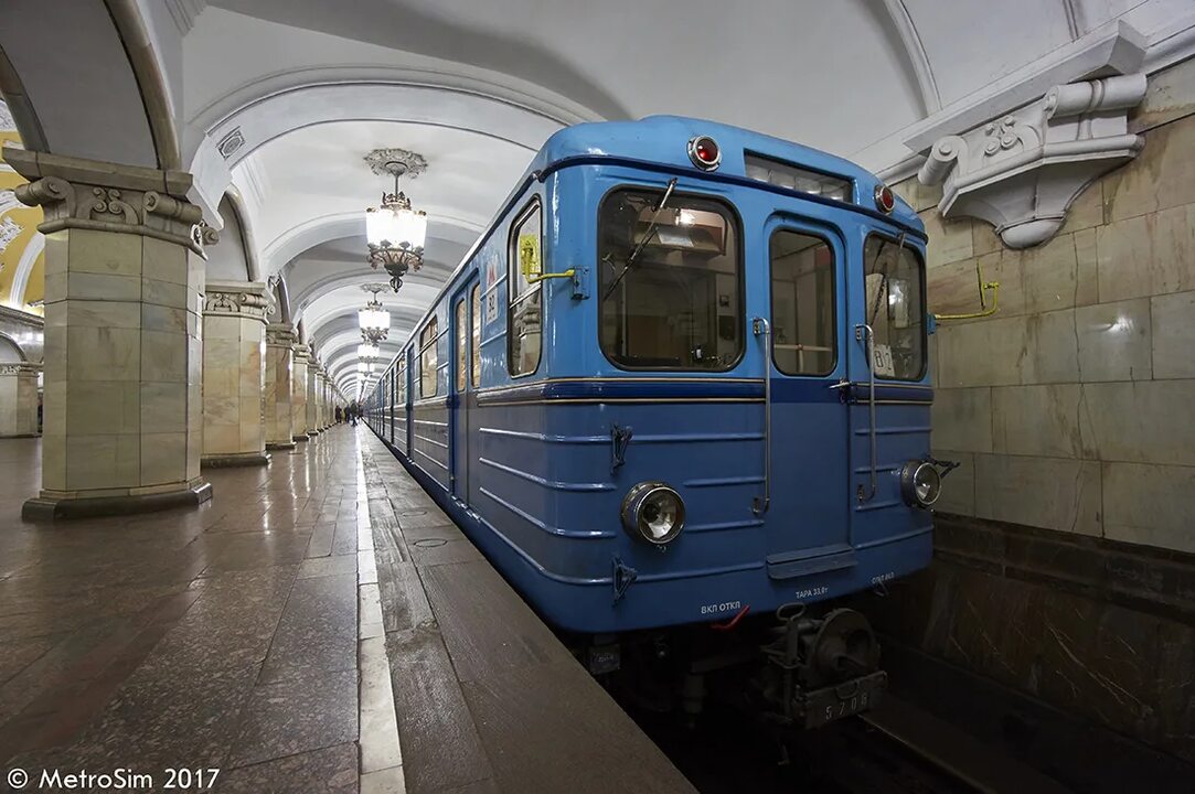 Парад поездов метро в Москве
