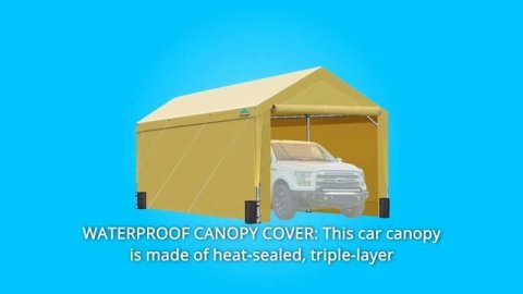 ADVANCE OUTDOOR Adjustable 10x20 ft Heavy Duty Carport Review