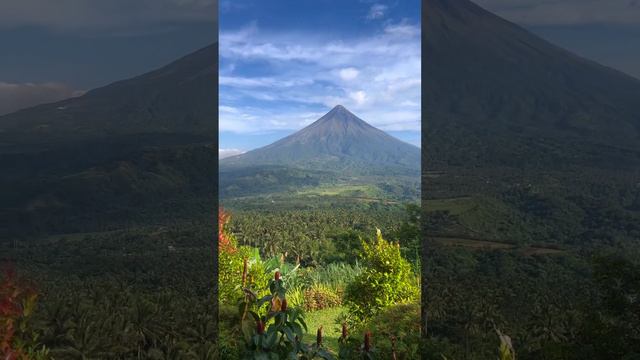 🌋Майон - активный вулкан, возвышающийся на 2462 над уровнем моря. Филлипины.