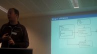 Derick Rethans of 10gen presenting MongoDB at TechMeetups #TMUexpo London