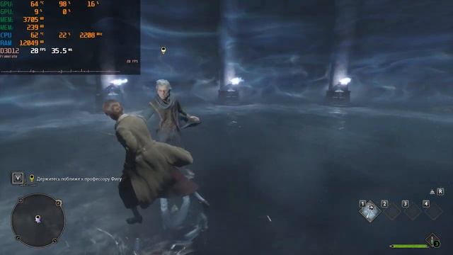 Hogwarts Legacy Gameplay test GTX 1050 ti - i7 8750H
