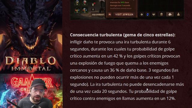 Gran Actualización, Equipo eterno, Nuevas Gemas y mejoras - Diablo Immortal -