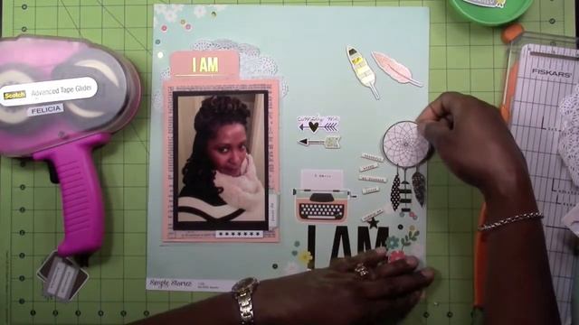 SCRAPBOOKING PROCESS I AM I AM #38