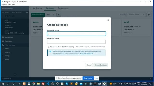 Install MongoDB GUI Compas in Hindi in 2022