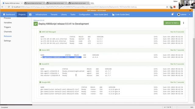 Octopus TL;DR - Kubernetes Status - June 6th, 2018