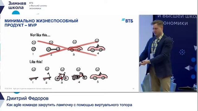 Лекция «Как agile команде закрутить лампочку с помощью виртуального топора»