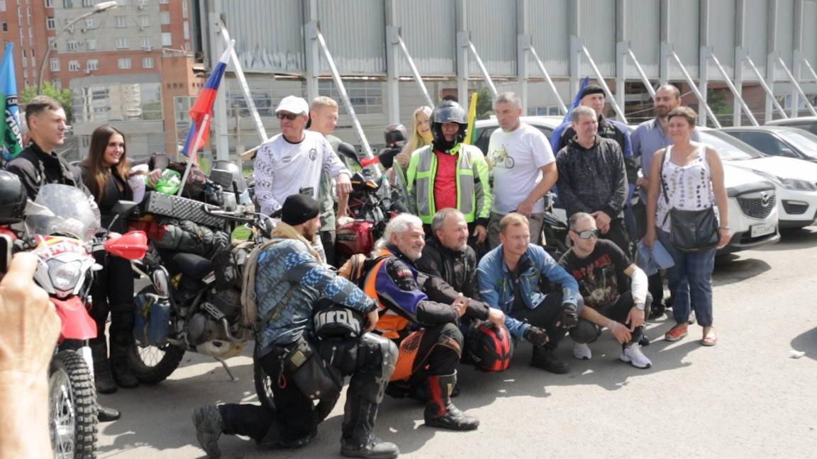 Юбилею БАМа посвящается: в Новосибирске стартовал масштабный мотопробег