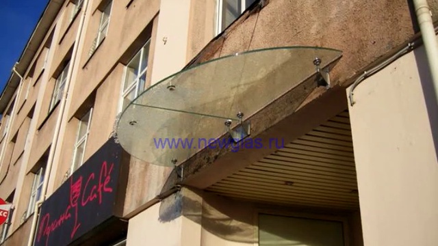 стеклянные козырьки