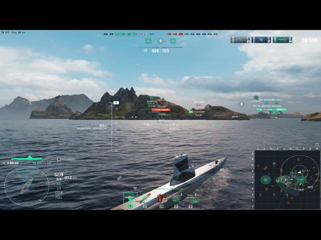 Американская подводная лодка Balao.Морской бой-8.Игра World Of Warships