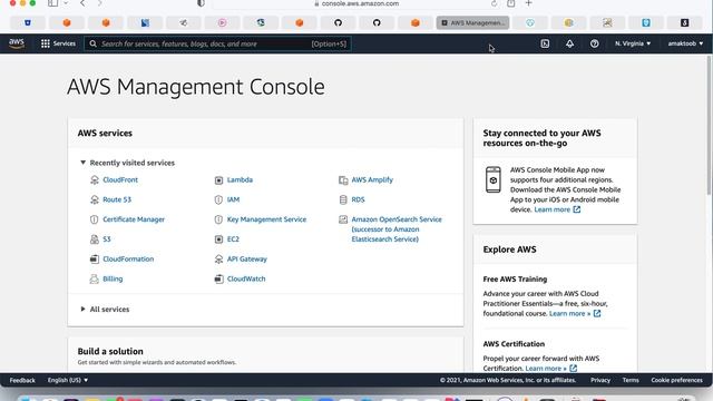 Hosting a static website using AWS S3 CloudFront Route53 and Amplify