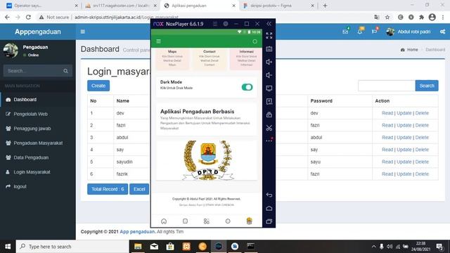 Aplikasi pengaduan masyarakat berbasis mobile android