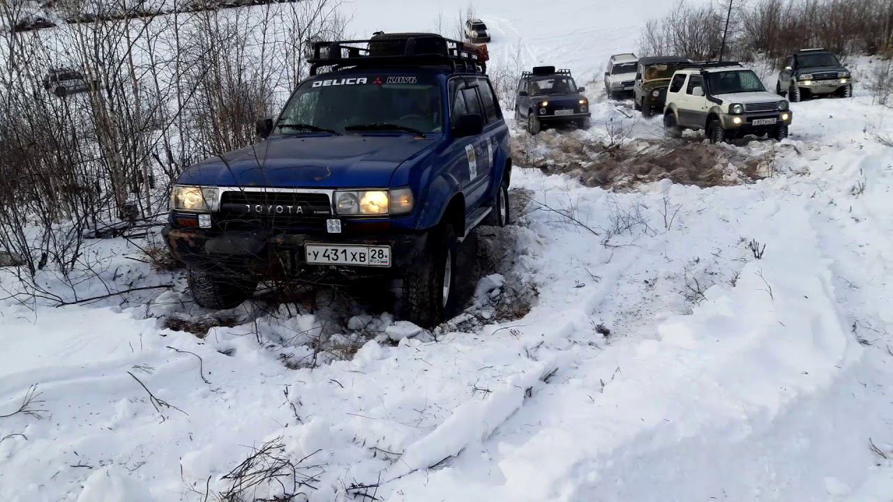 Off-road Тында# Штурм снежной горы# Жесть на втором подъёме.