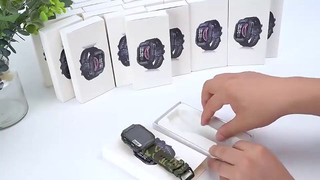 Водонепроницаемые смарт часы SATM C20. Тактические часы SMART WATCH