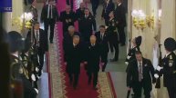 Путин приветствует глав государств, приглашенных на парад в честь Дня Победы