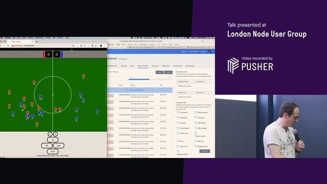 100 Players: Using Realtime API's for a Game- Lightning Talk - London Node Usergroup - November 201
