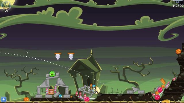 Angry Birds Friends Halloween 2013 Tournament Level 4 Day 4 Week 77 - Highscore 205K - November 4th