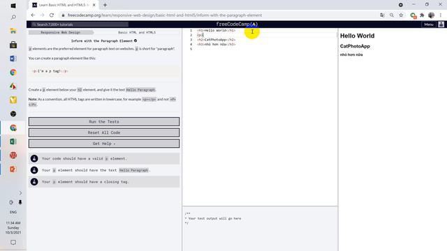 #1 Tự học lập trình HTML h1- h2- paragraph. Tiêu đề và đoạn văn bản
