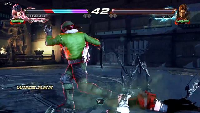 25_4 Anna Willians Ryona VS Eddy - Tekken 7 ( Uchiha x24 ) Gameplay PC RX 570 8G