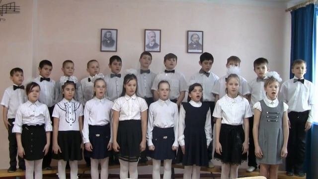 Детский хор ГКОУ Ленинская школа-интернат Красная армия всех сильней