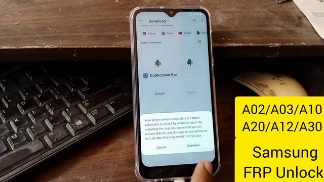 Without PC All Samsung FRP Bypass | A02,A03,A12,A20,A30,A50,A70 | Package Disabler Not Working 2023
