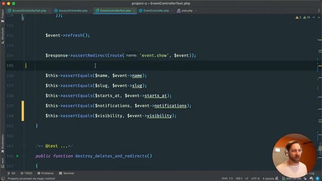 Live Streams - New Laravel project from scratch (Part 9)