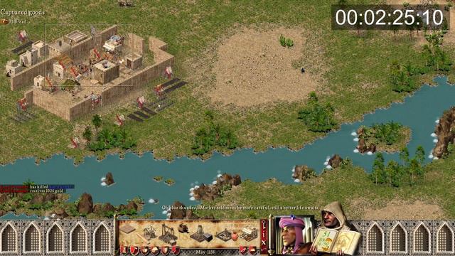 Stronghold Crusader trail 57 | Stronghold Crusader mission 57 Battle on the Delta | In 4 min & 32 s
