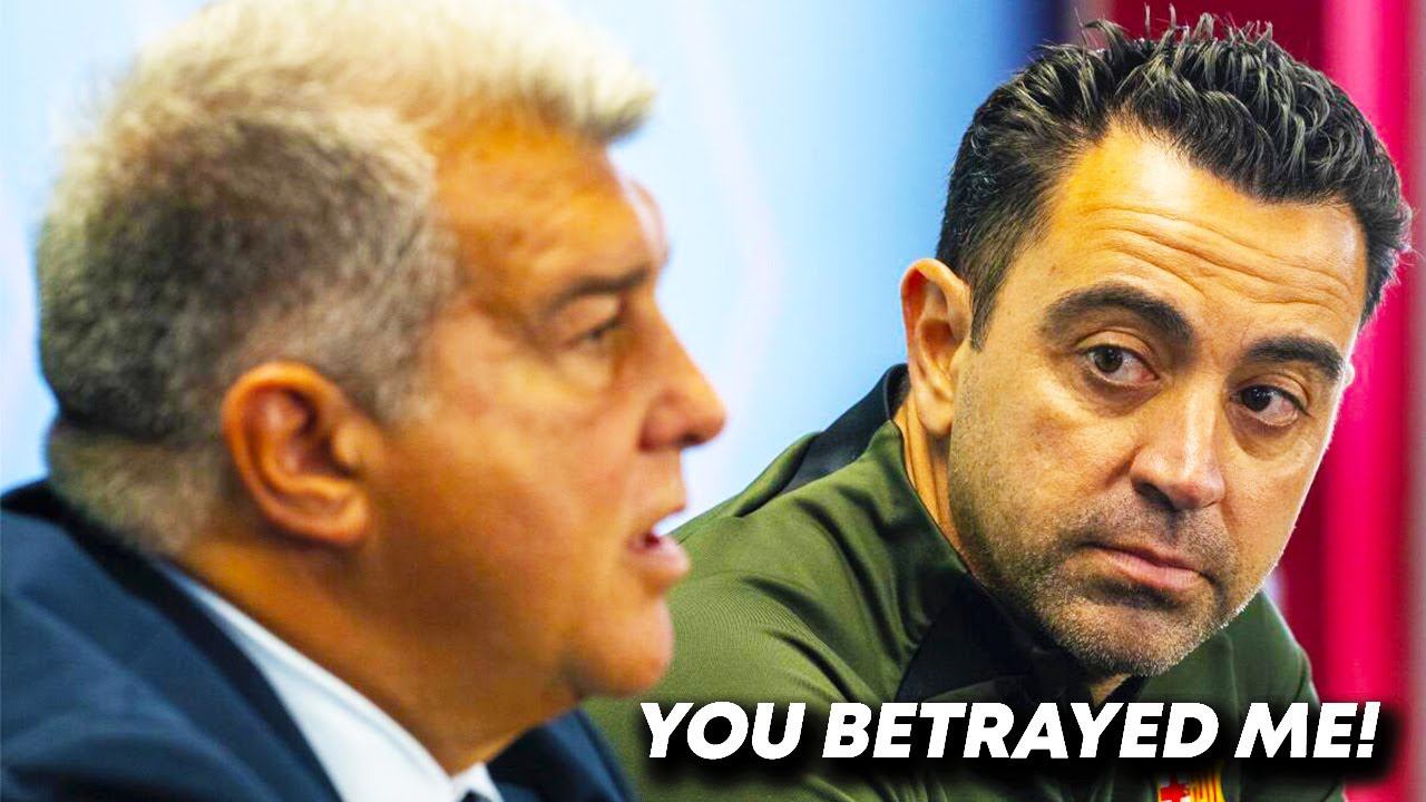 LAPORTA to XAVI: 'YOU BETRAYED ME'  WHAT THE HELL HAPPENED AT FC BARCELONA!? FOOTBALL NEWS