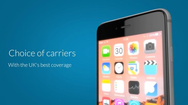 iPhone App Mockup demo for HM Network mobile with audio   intro