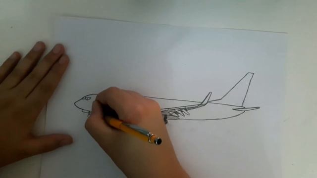 BOEING 737-800 ÇİZİMİ-HOW TO DRAW BOEING 737-800