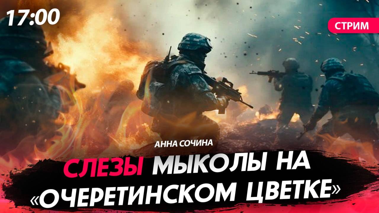 Слезы Мыколы на "очеретинском цветке" [Анна Сочина. СТРИМ]