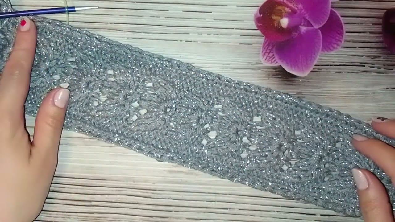КРАСИВЫЙ ВЕСЕННИЙ УЗОР СПИЦАМИ  /  Узор ТЮЛЬПАНЫ/  Узоры спицами / Интересный узор / Вязание