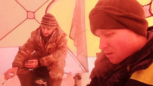 Выехали поморозить пятую точку?, решили выгулить палатку.