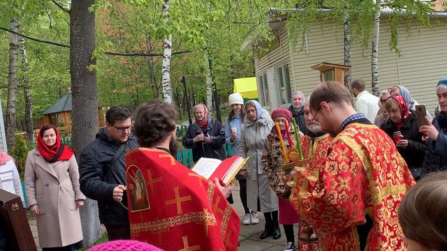 Среда Светлой седмицы в храме ап. Андрея Первозванного в Метрогородке города Москвы