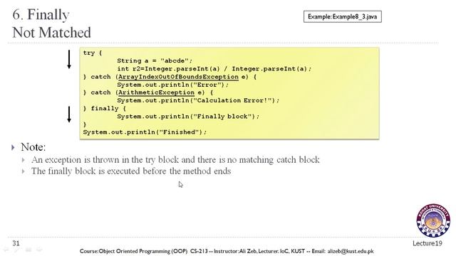 L19-V3-Exception Handling in Java part3