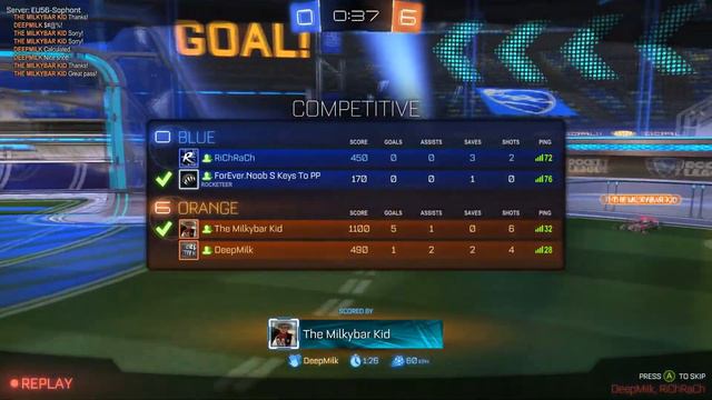 Rocket League МОЙ ПЕРВЫЙ ВИДОС! ForEver.Noob&RichRach